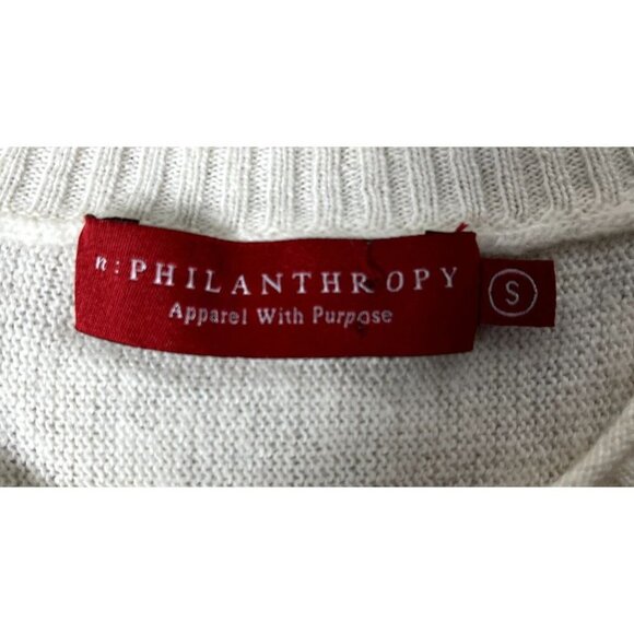n:Philanthropy Wool and Cashmere Sweater Size Small - Picture 3 of 5